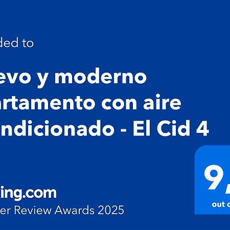 Nuevo Y Moderno Apartamento Con Aire Acondicionado - El Cid 4 Burriana Exteriör bild