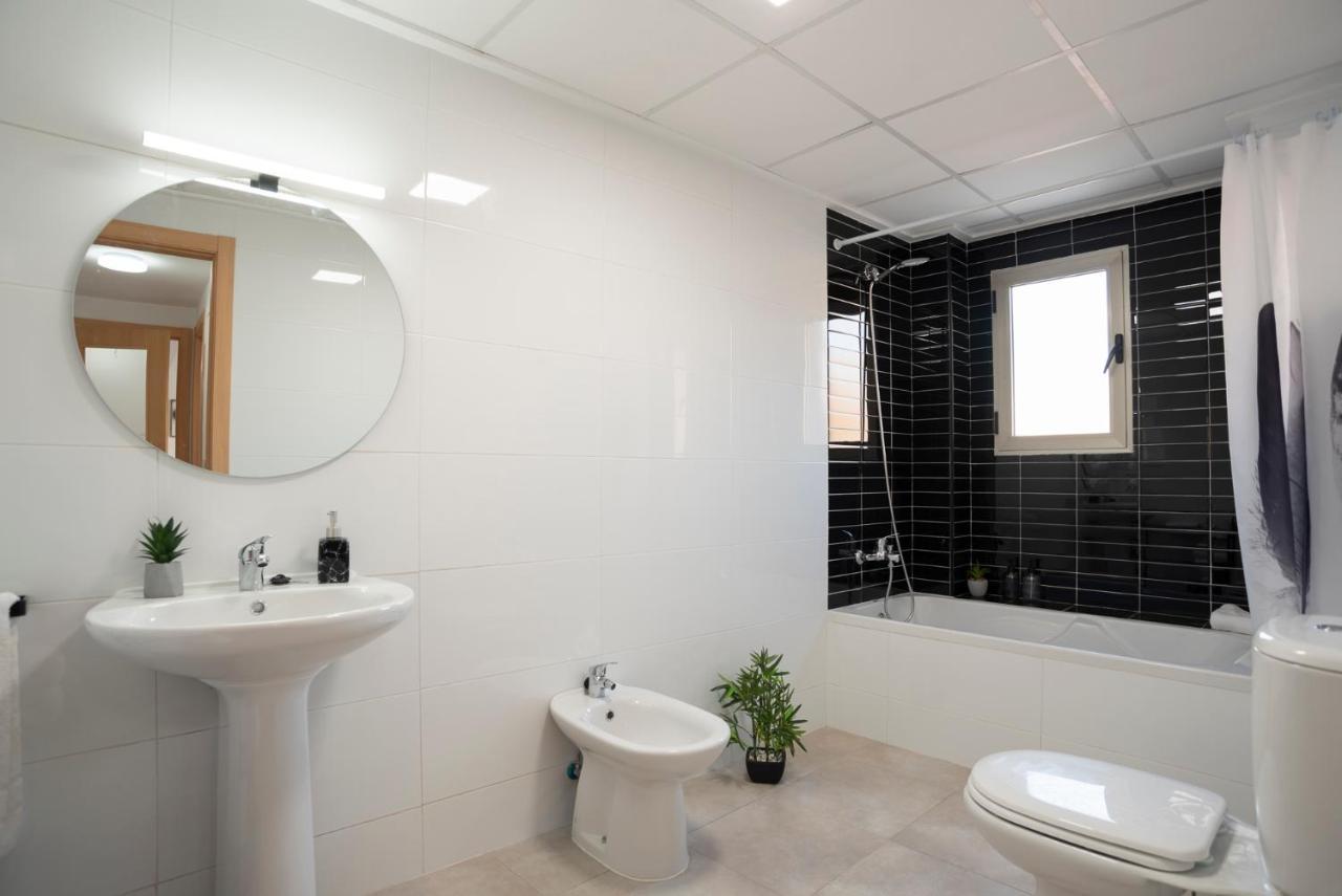 Nuevo Y Moderno Apartamento Con Aire Acondicionado - El Cid 4 Burriana Exteriör bild